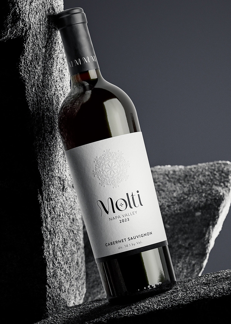 Motli wine - 3D Packaging Visualisation