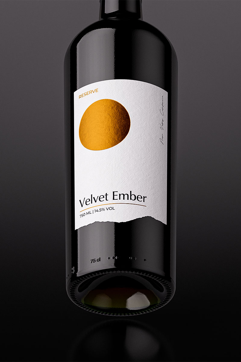 Wine Bottle Render