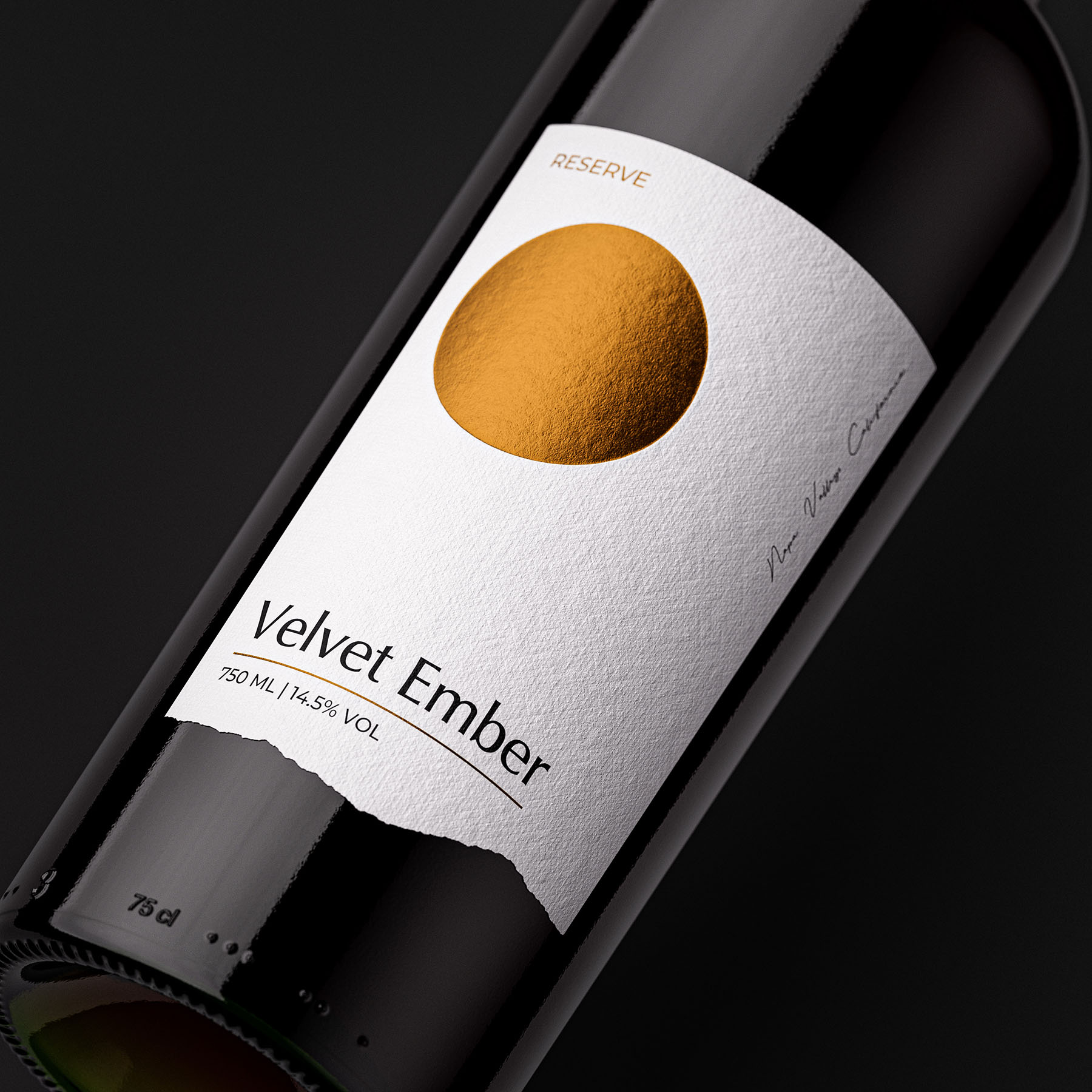 Wine Bottle Render