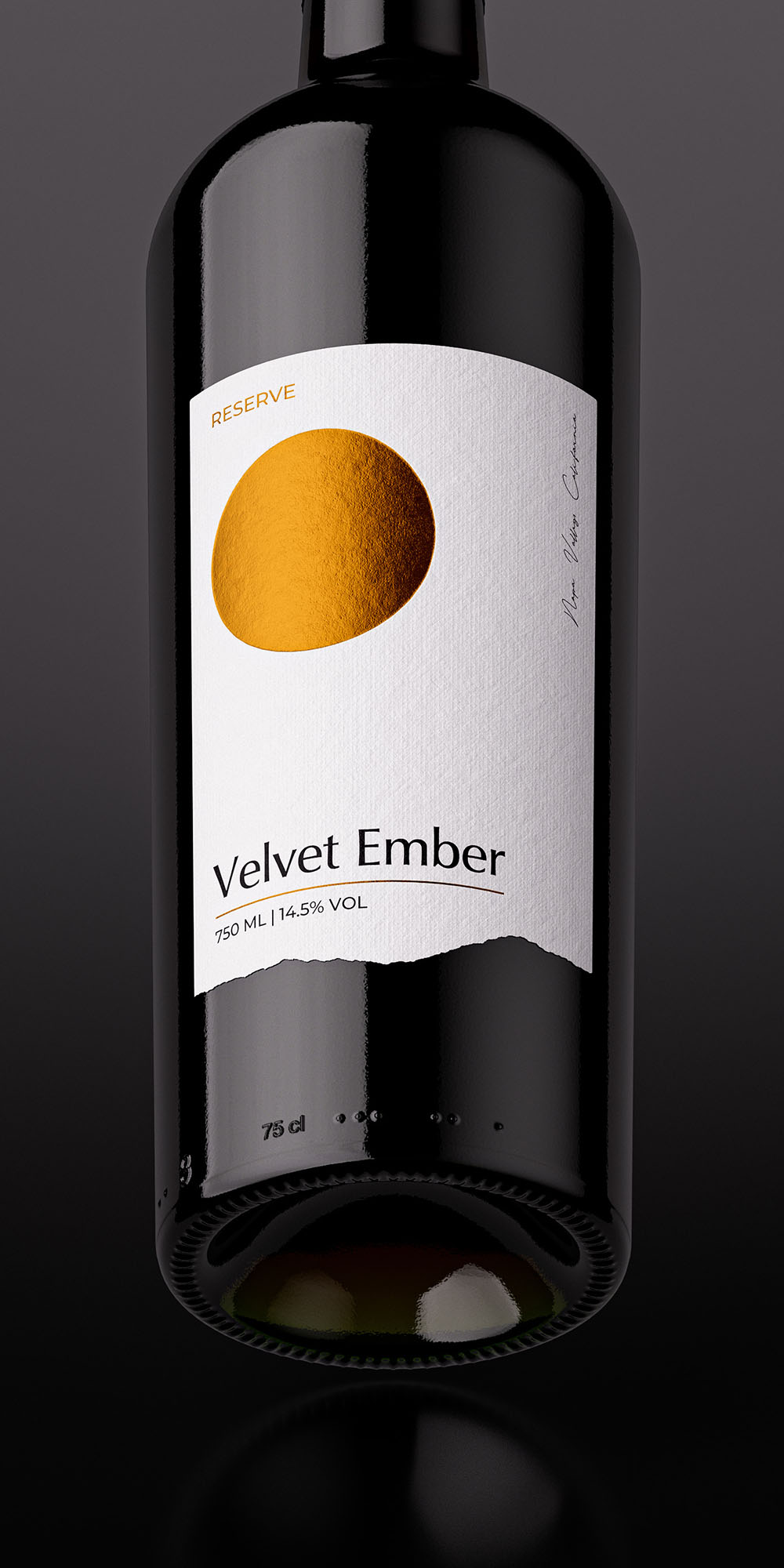 Wine Bottle Render