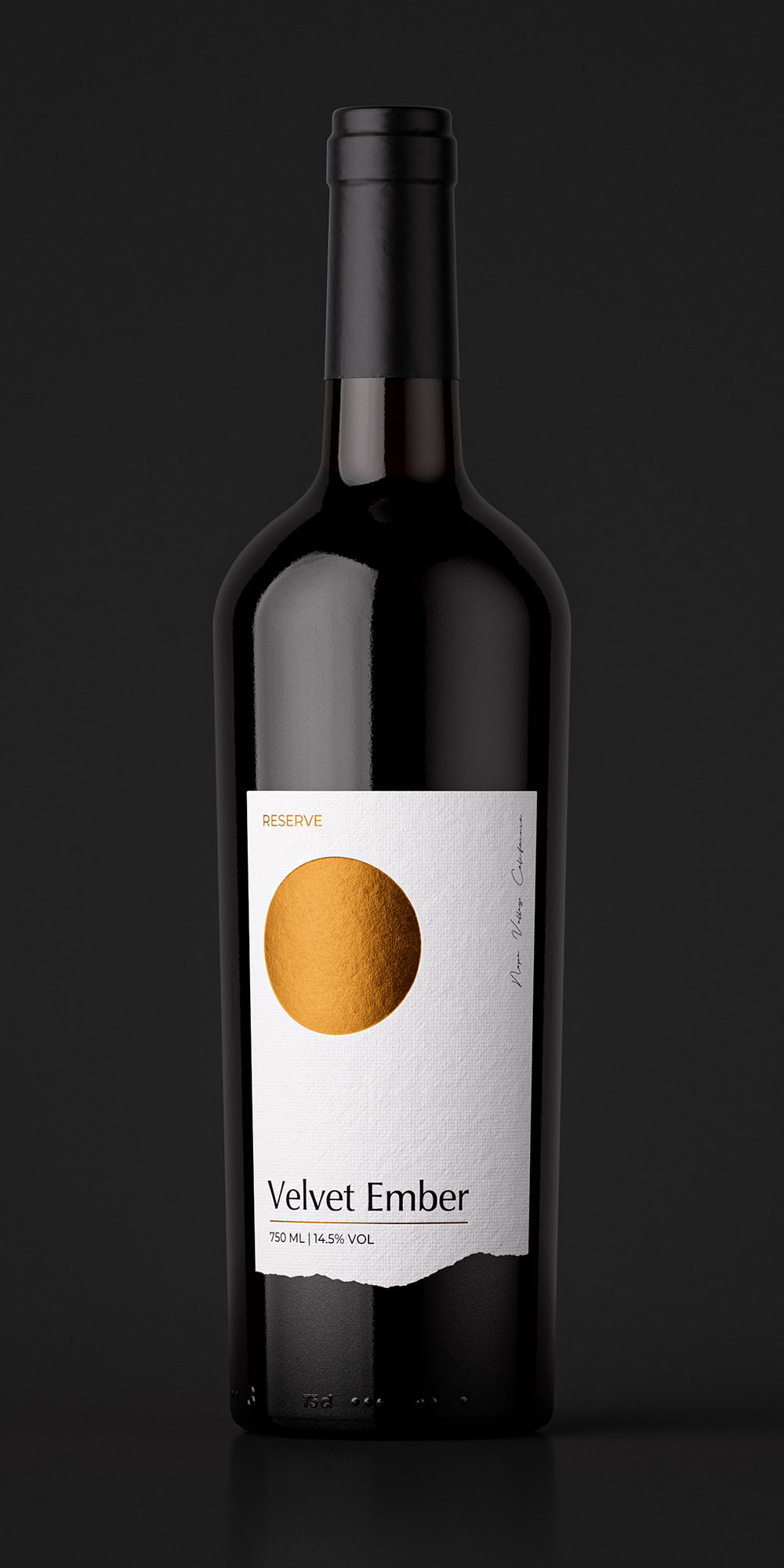 Wine Bottle Render